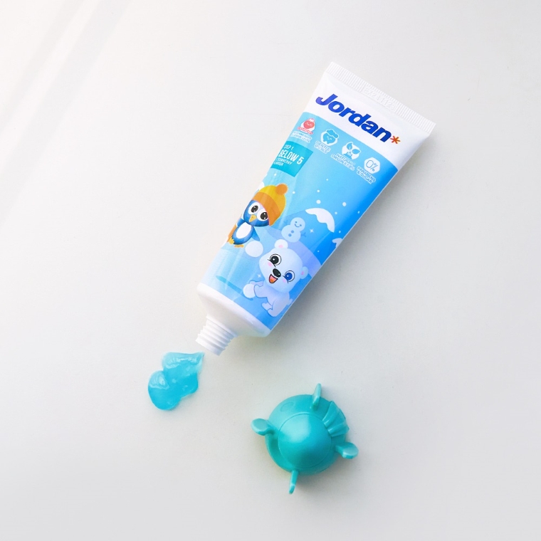 조르단 어린이 치약 스텝1. 사진=동아제약