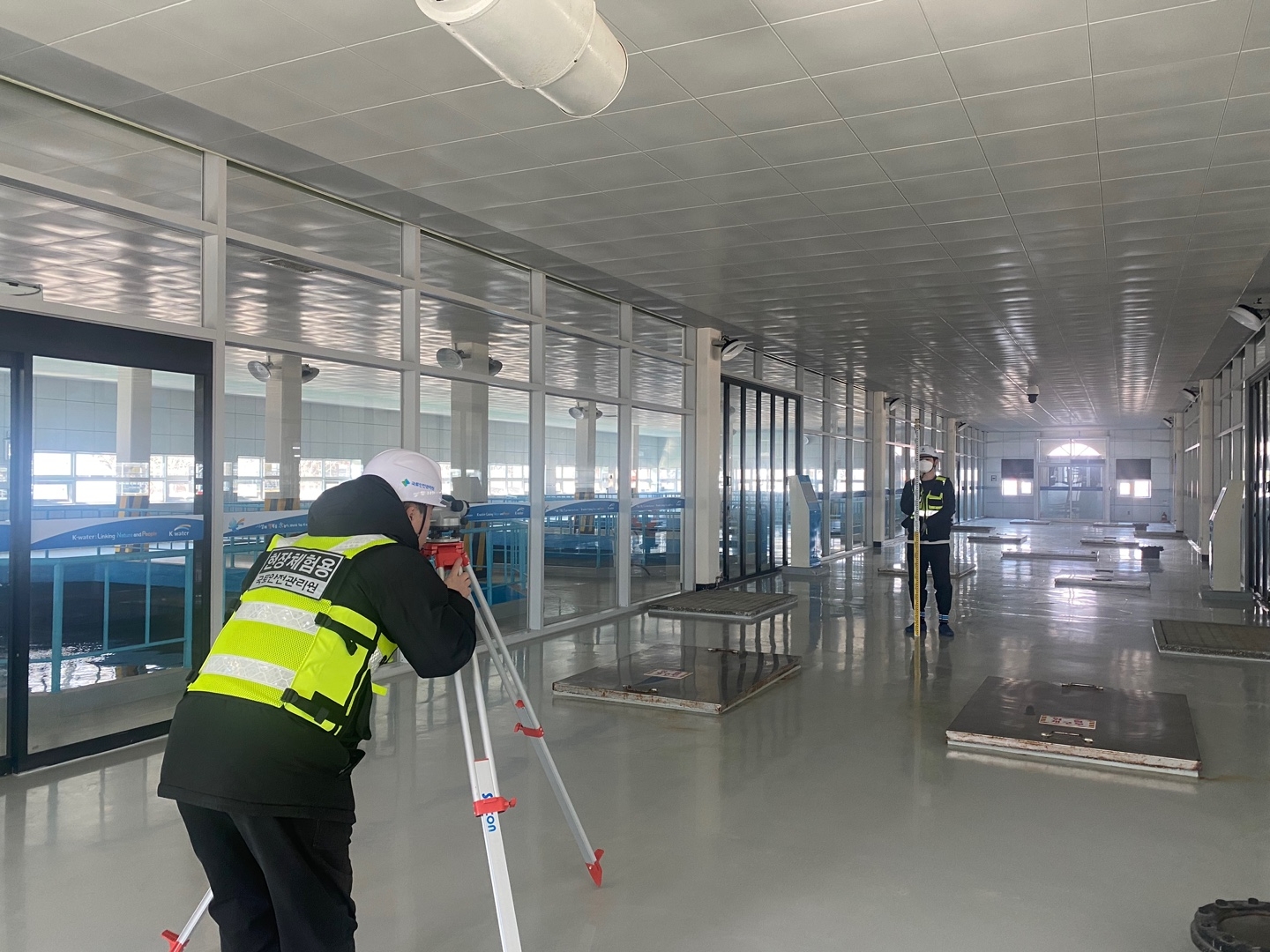 대학원생 `직무체험 프로그램` 모습.(사진=국토안전관리원)