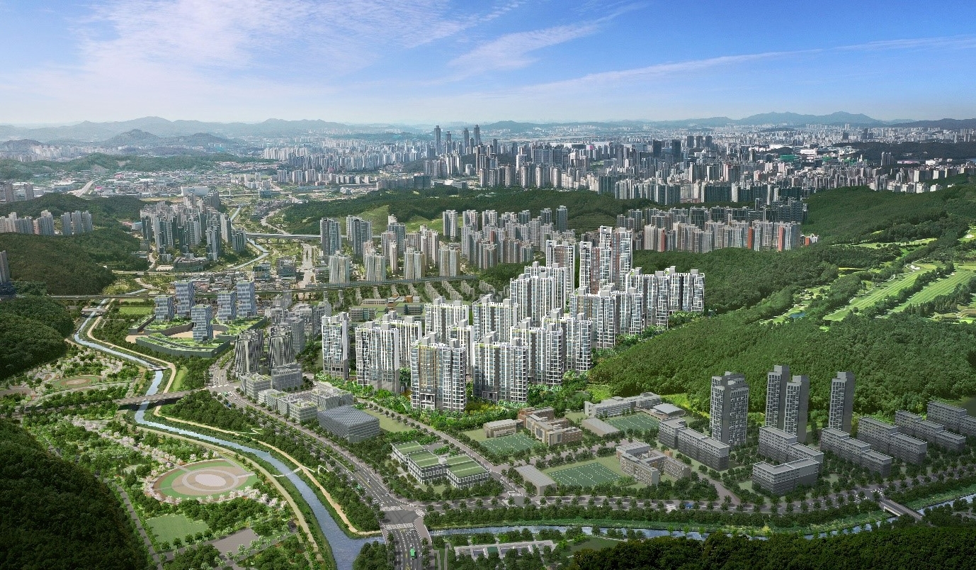 동탄 어울림 파밀리에·숨마 데시앙 조감도.(사진=태영건설)