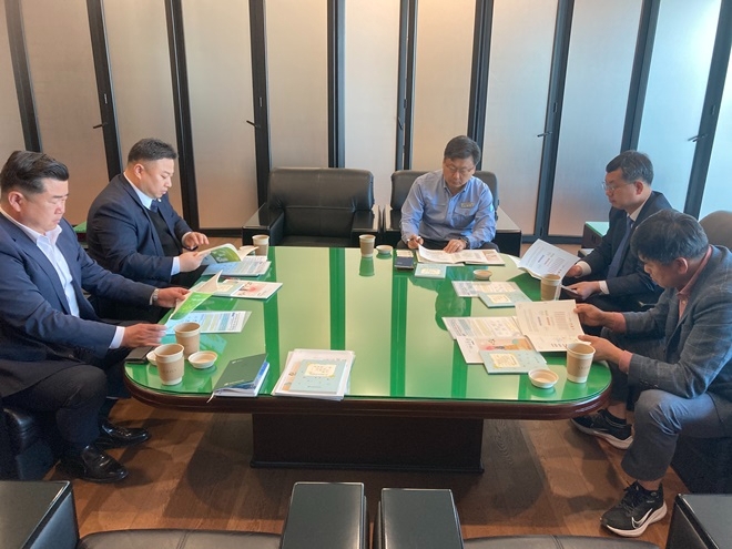 현대오일뱅크 대산공장 방문 간담회 모습.(사진제공=한국법무보호복지공단 충남지부)