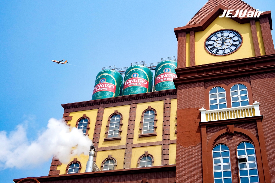칭다오 맥주박물관.(사진=제주항공)