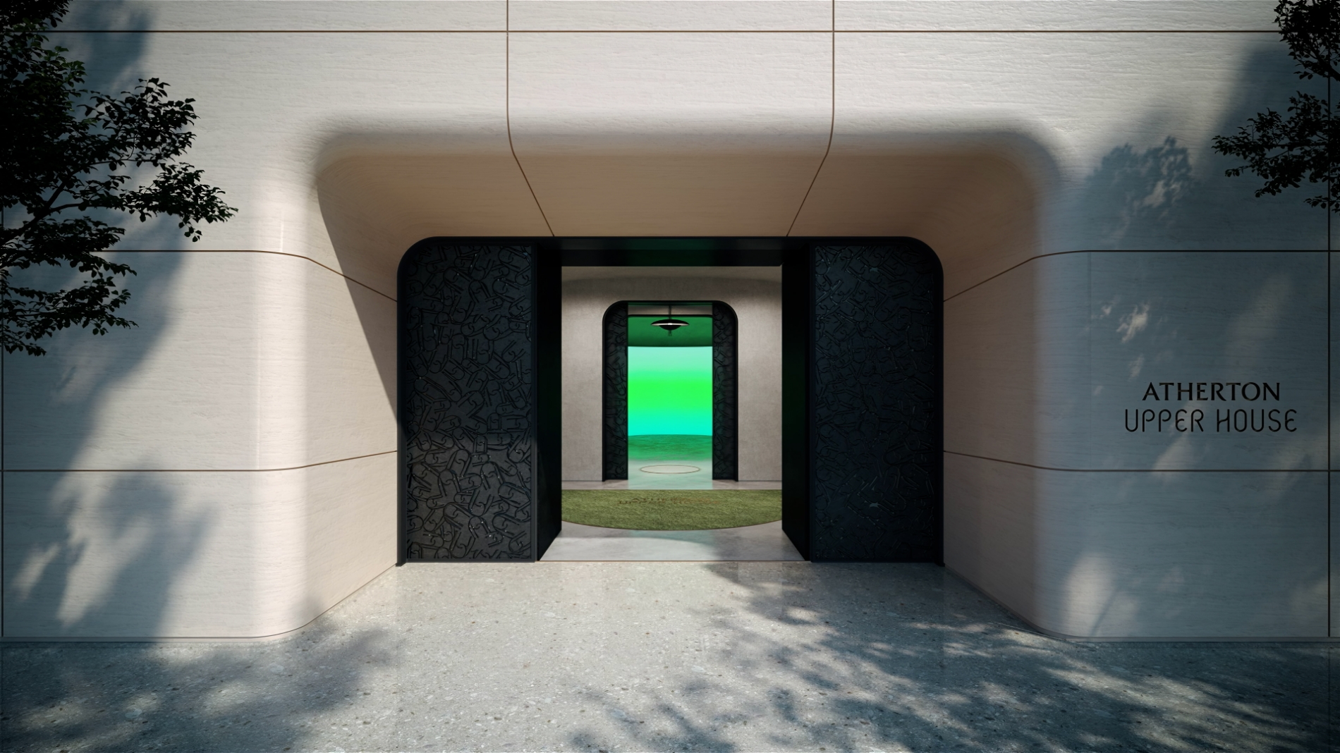 애서튼 어퍼하우스 입구