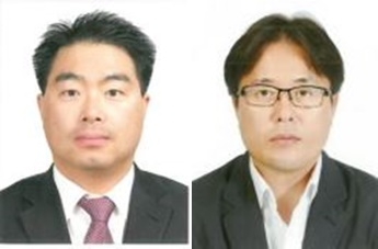 (사진왼쪽부터) 조갑용·문정용 의용소방대원.(사진제공=진주소방서)