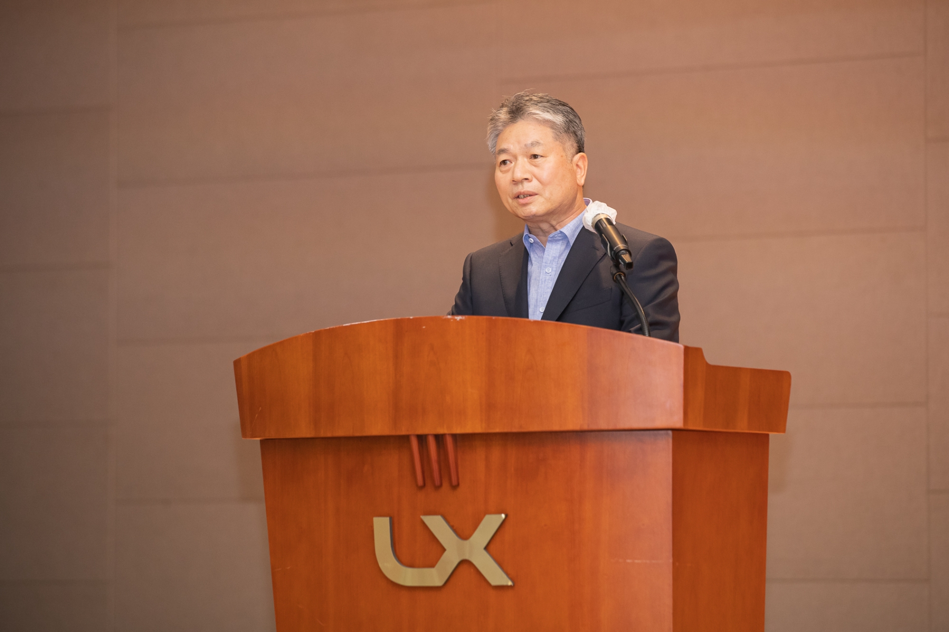 LX공사 이태용 상임감사가 취임사를 밝히고 있다.(사진= LX공사)