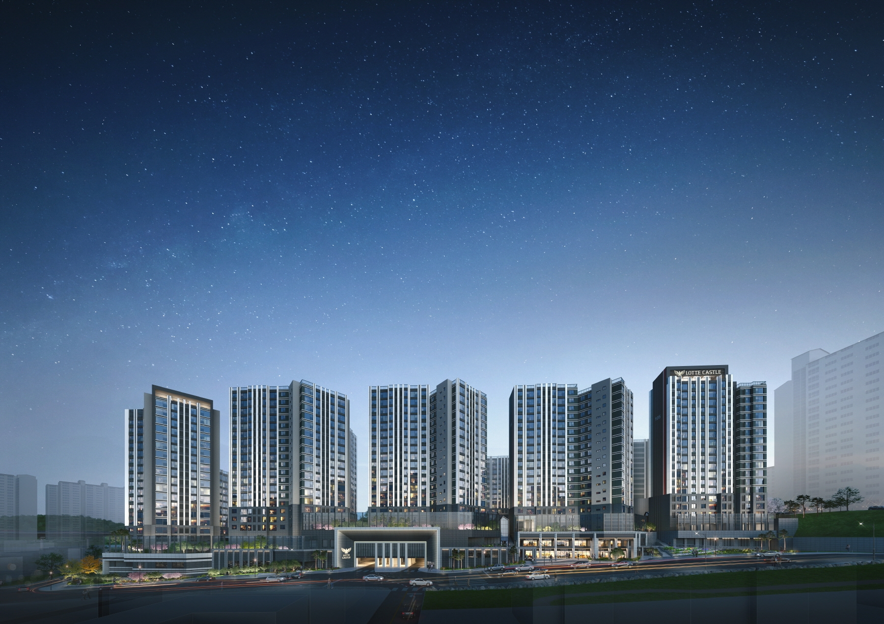 청량리 롯데캐슬 하이루체 투시도.(사진=롯데건설)