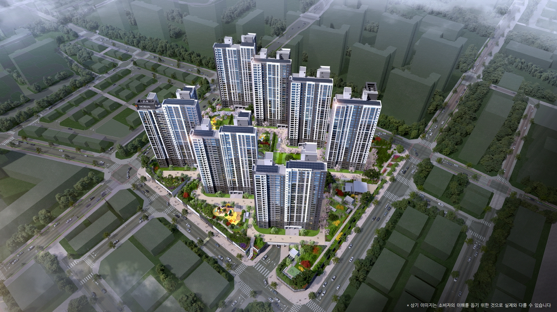 호반써밋 인천검단 AB19블록 조감도