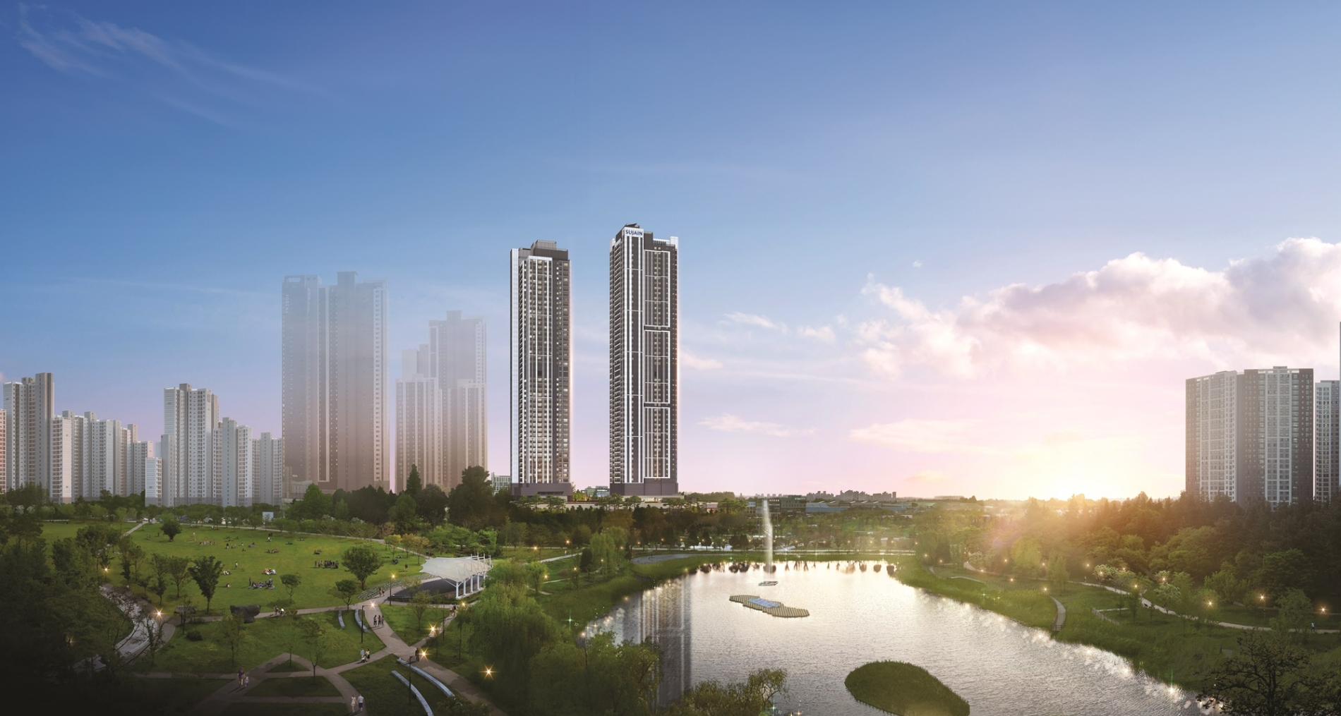 전주 에코시티 한양수자인 디에스틴 투시도.(사진=한양)