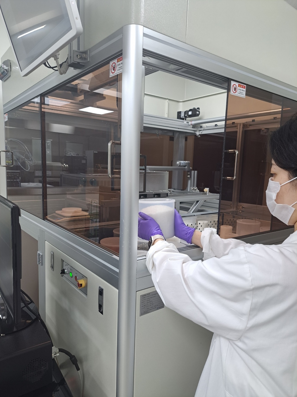 도내 유통 천일염(국내산) 대상으로 방사성 물질 검사를 실시하고 있다.