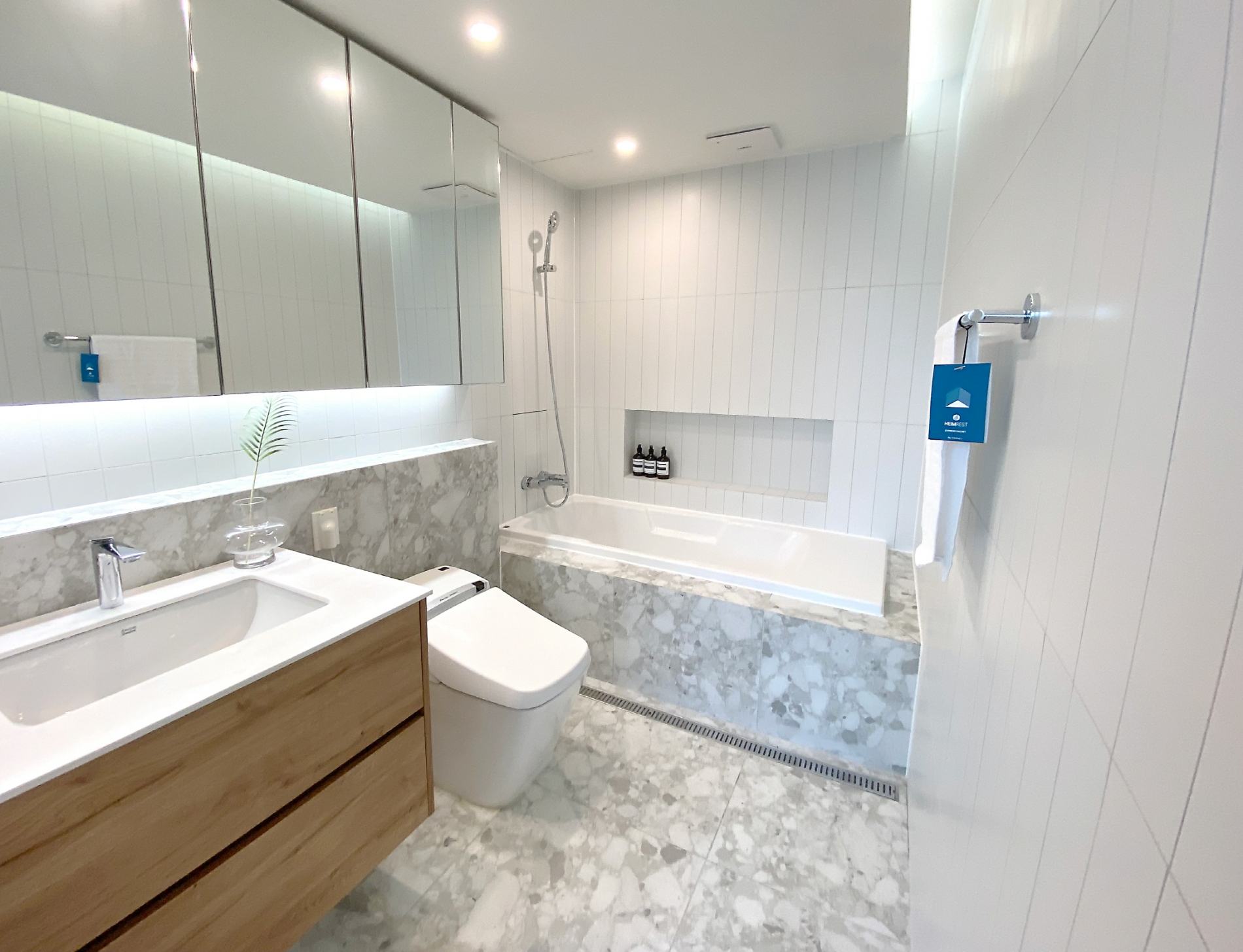 하임랩 욕실 리모델링.(사진=GS건설)