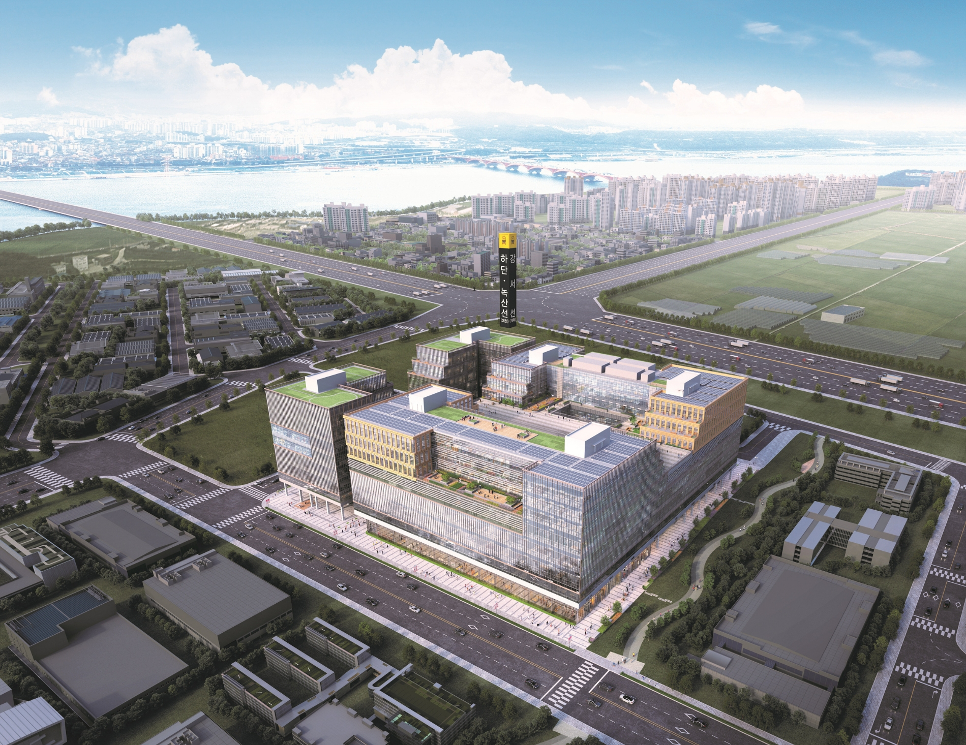 반도아이비플래닛 단지 조감도.(사진=반도건설)