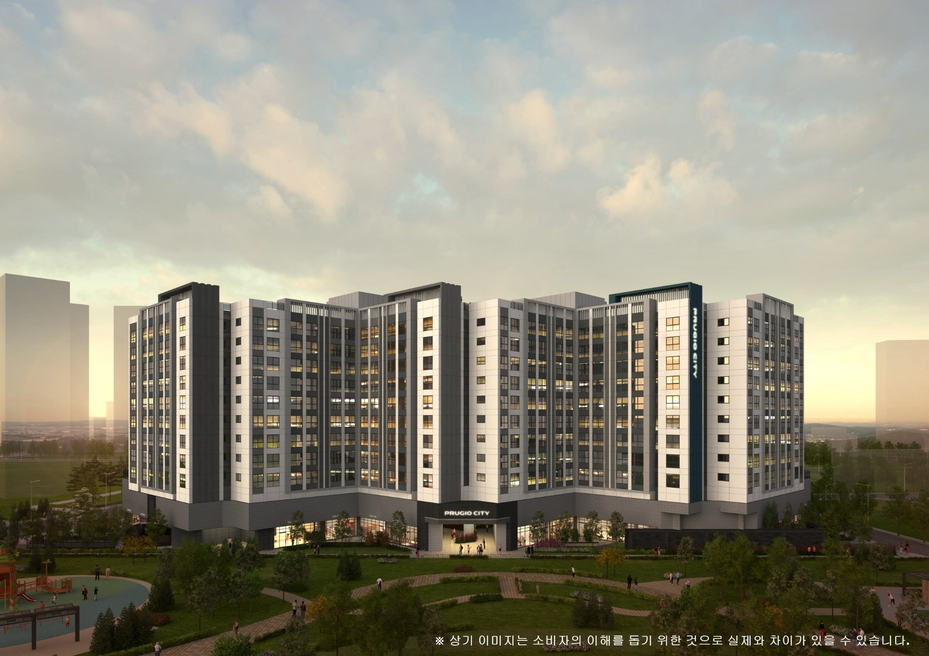 풍무역 푸르지오 시티 투시도.(사진=대우건설)