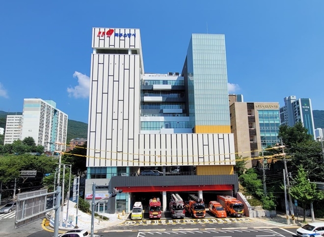 신설 북부소방서 청사 전경.(제공=부산소방재난본부)
