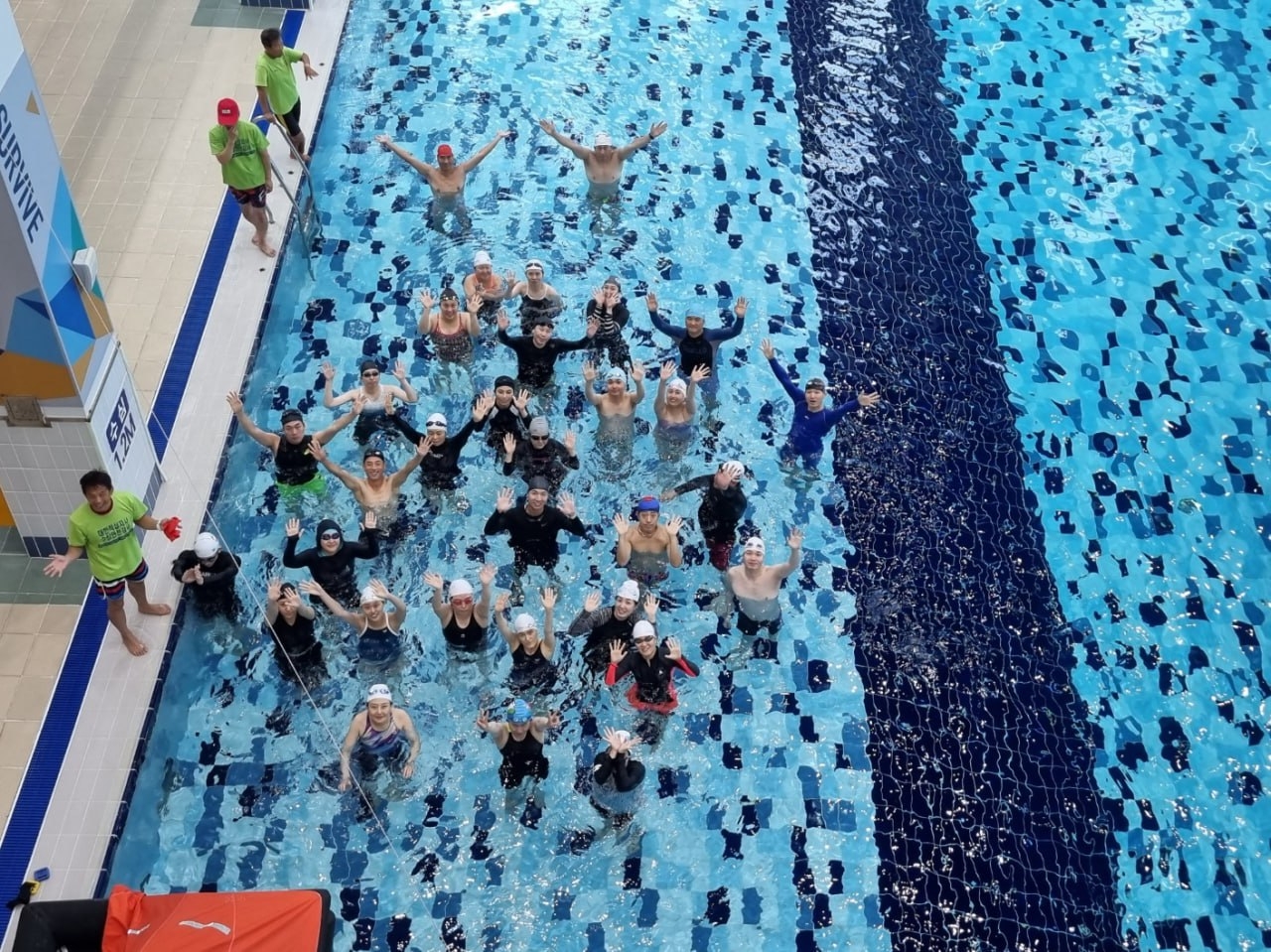 생존수영 연수 현장