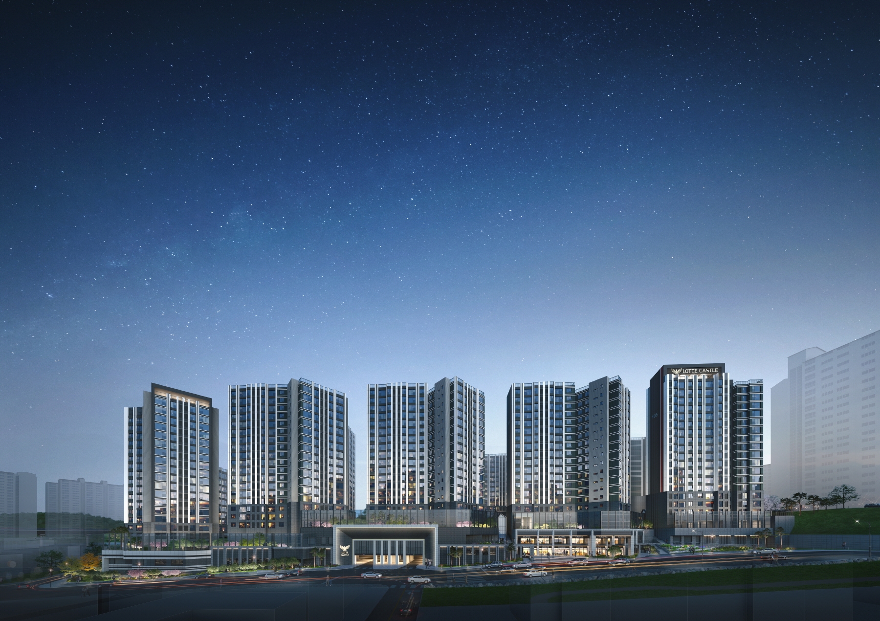청량리 롯데캐슬 하이루체 투시도. (사진=롯데건설)