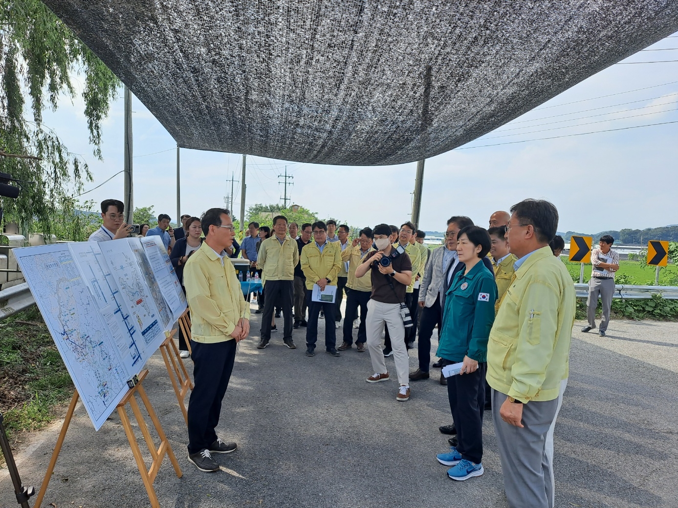 환경부장관 이천 청미천 현장점검