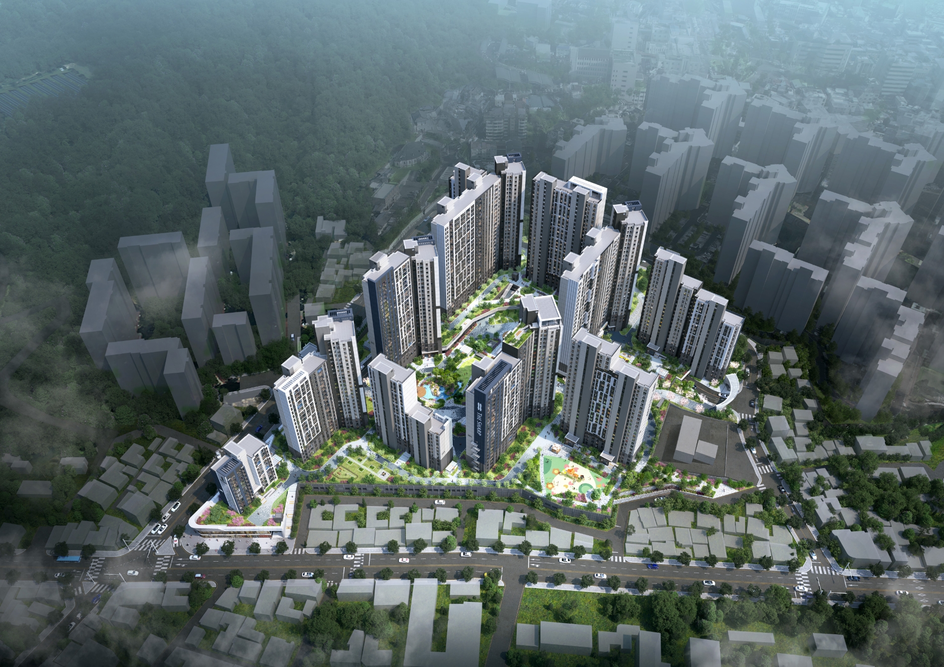 '더샵 소양스타리버' 조감도.(사진=포스코이앤씨)