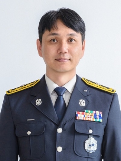 울산소방본부 예방안전과 소방위 심우윤.(제공=울산소방본부)
