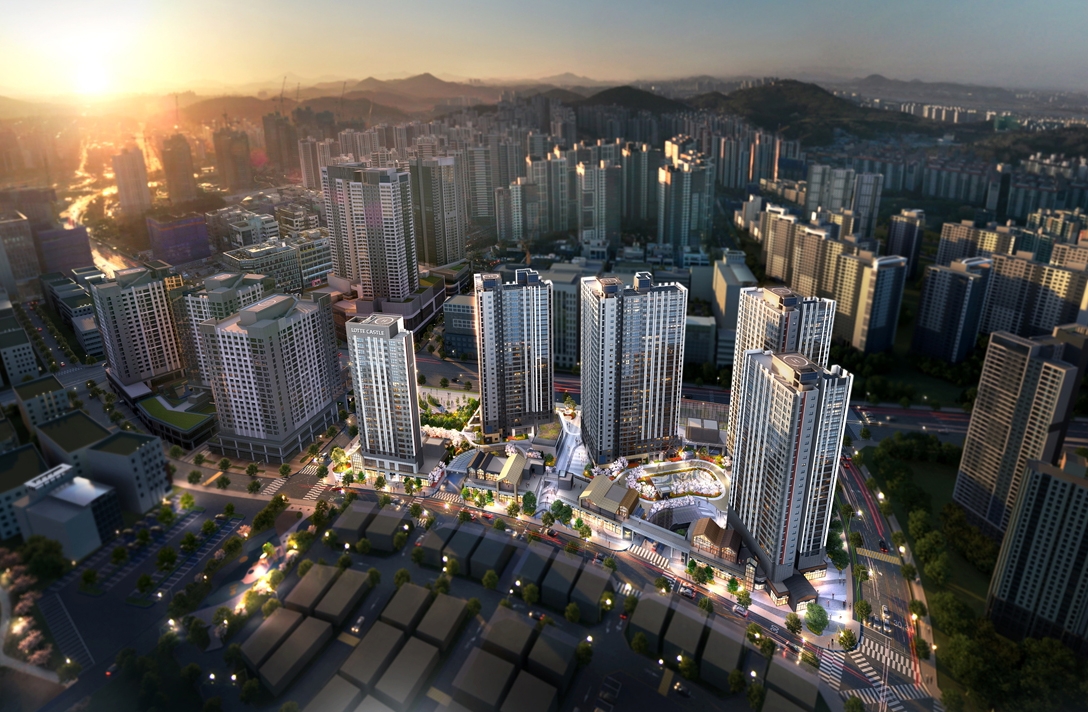 검단신도시 롯데캐슬 넥스티엘 조감도.(사진=롯데건설)