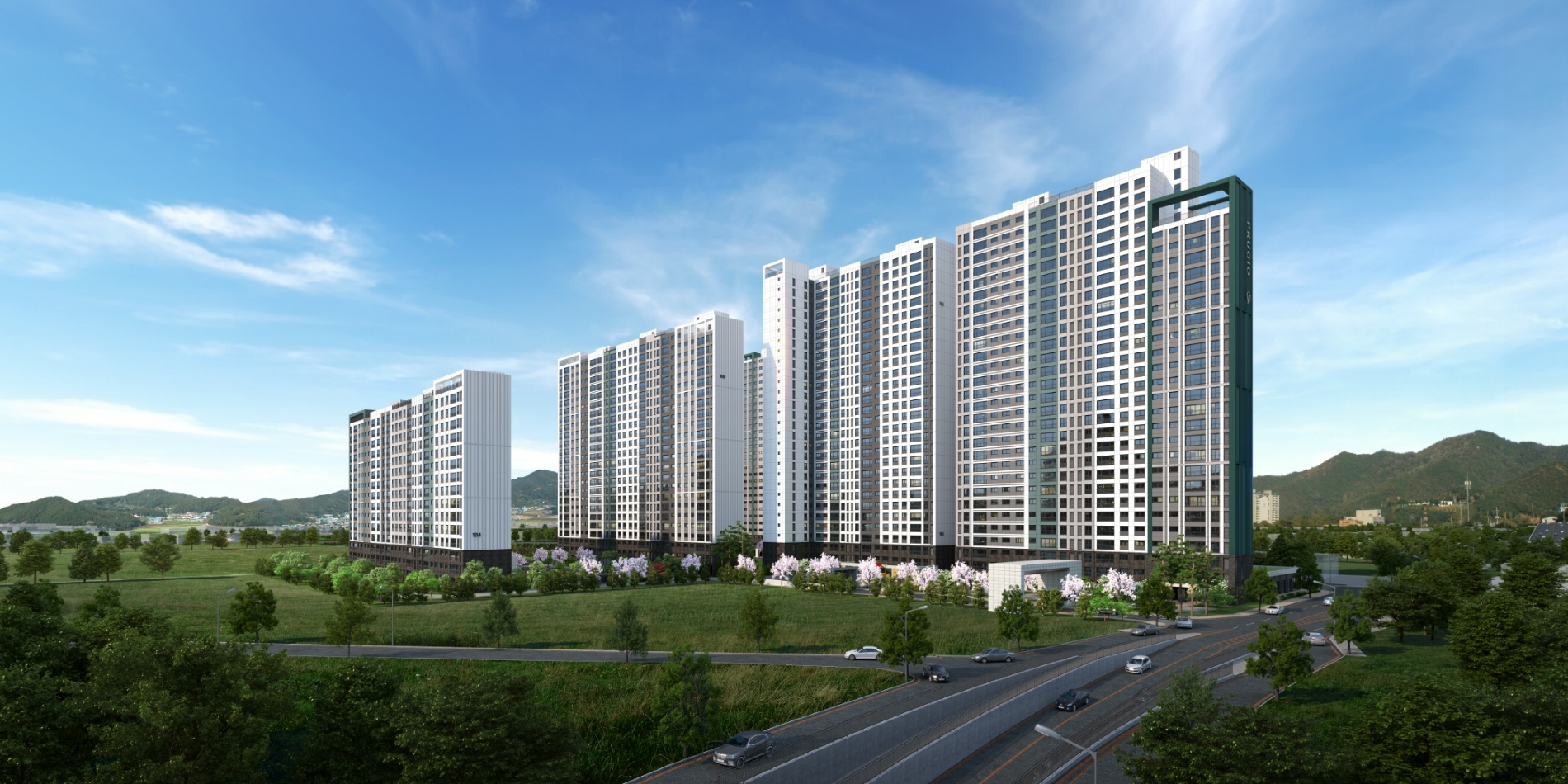정읍 푸르지오 더 퍼스트 투시도.(사진=대우건설)
