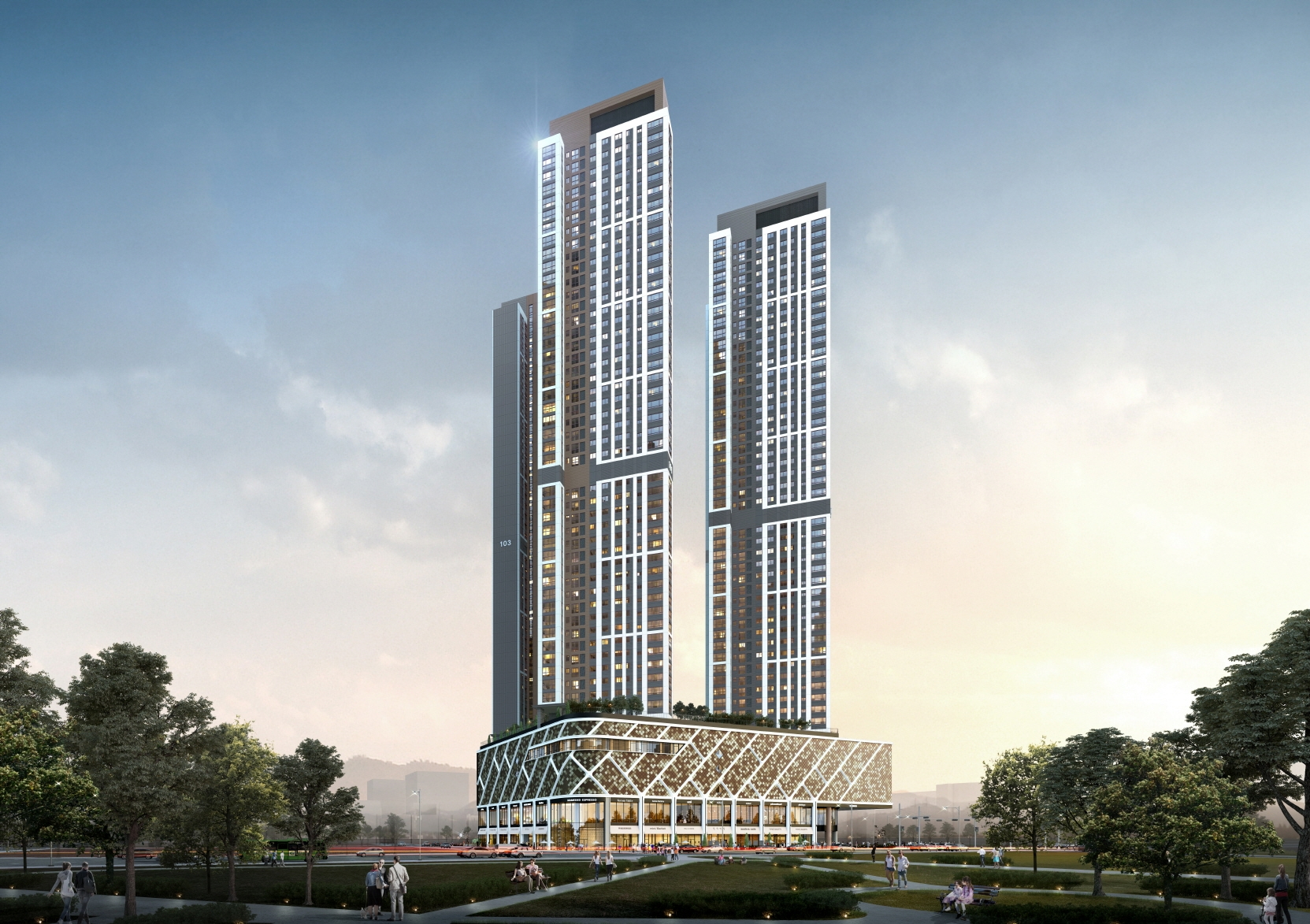 의정부 센트럴시티 아이파크 투시도