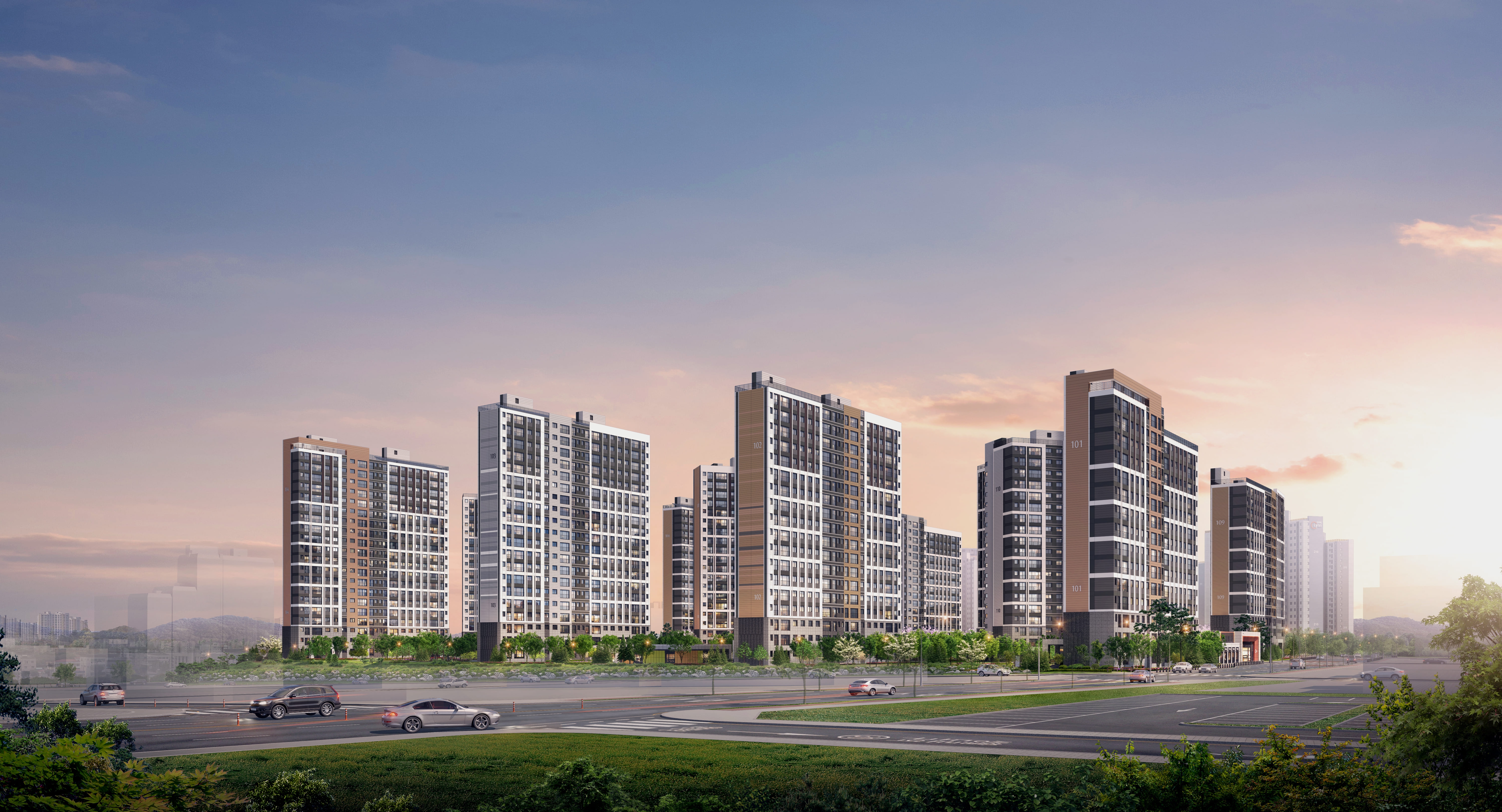 이천 중리 우미린 어반퍼스트 투시도.(사진=우미건설)