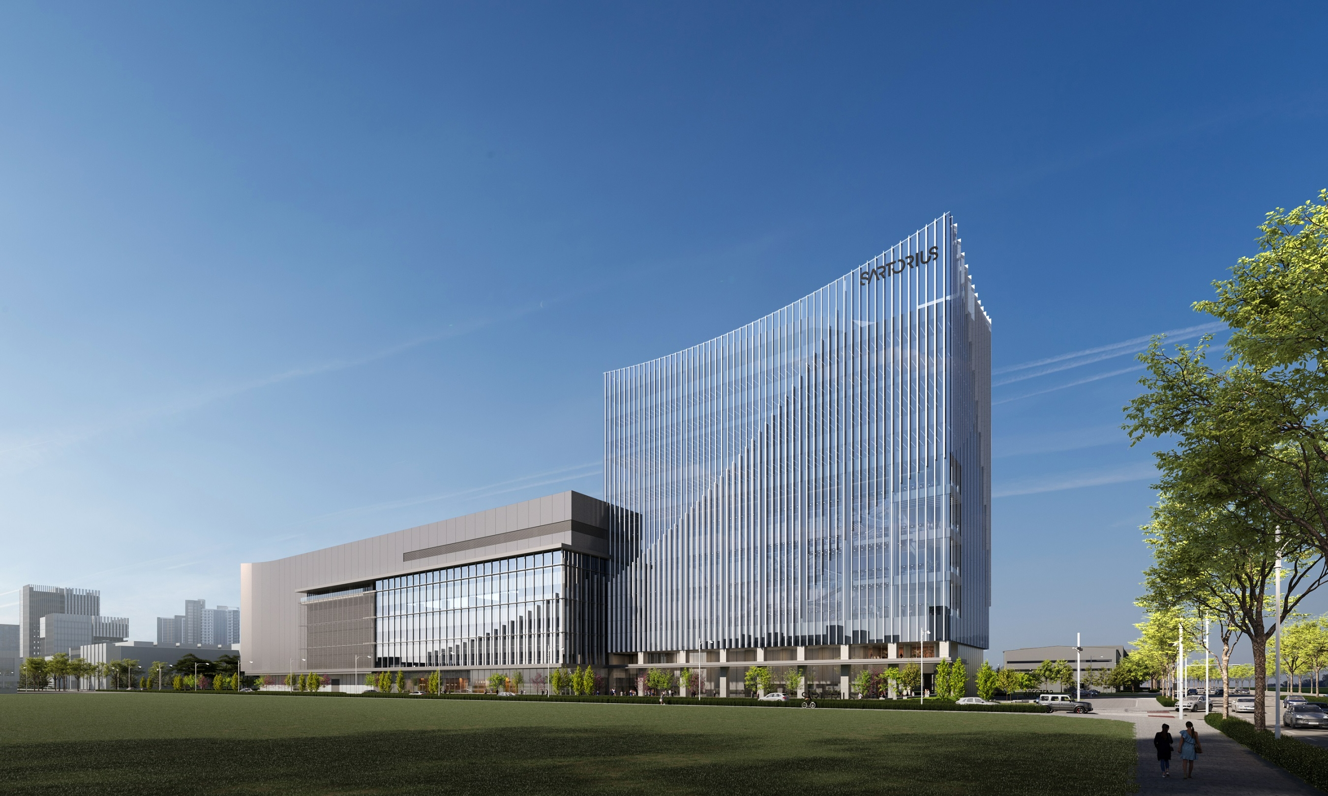 ‘싸토리우스 송도 캠퍼스’ 투시도.(사진=삼성엔지니어링)