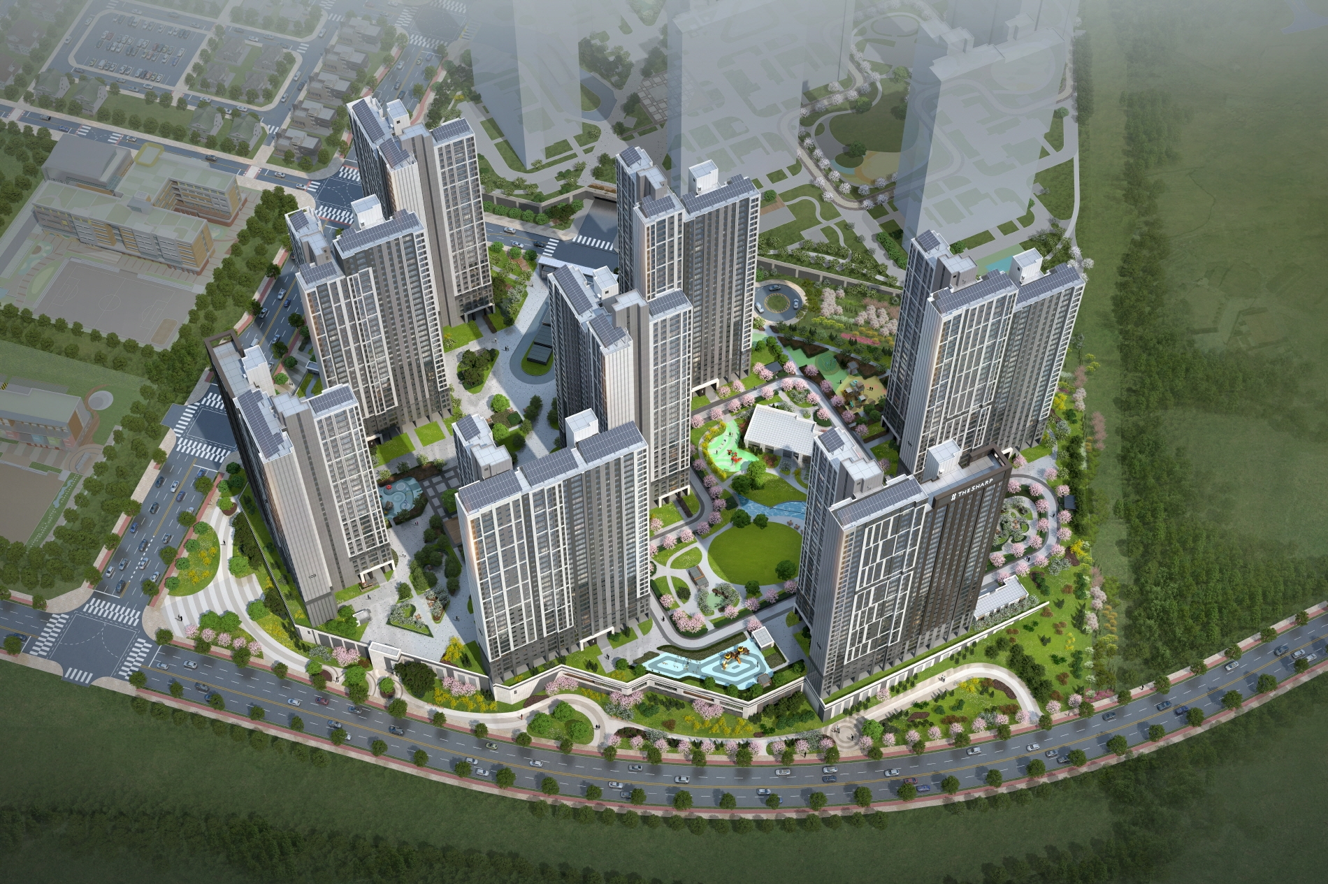 더샵 탕정인피니티시티 조감도.(사진=포스코이앤씨)