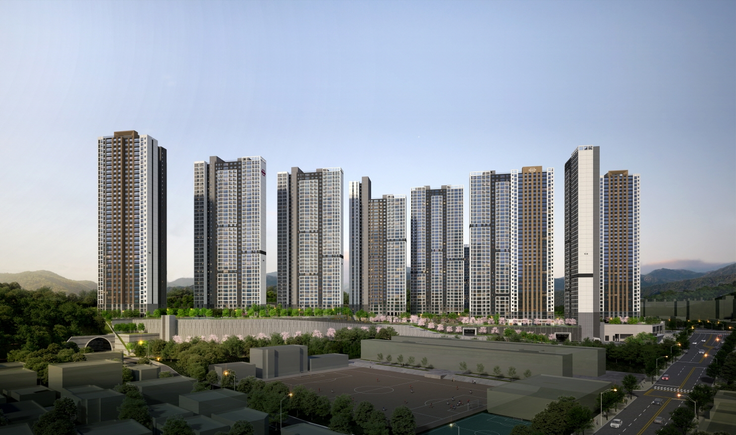 구미 그랑포레 데시앙 1BL 투시도