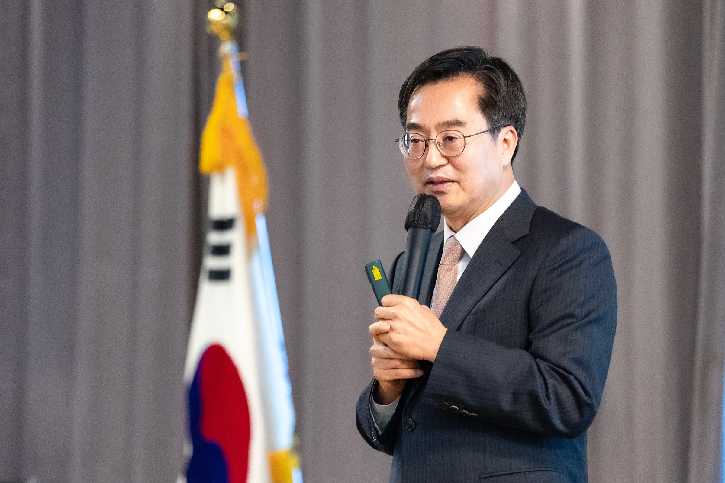 북부기우회 정례회에 참석한 김동연 지사