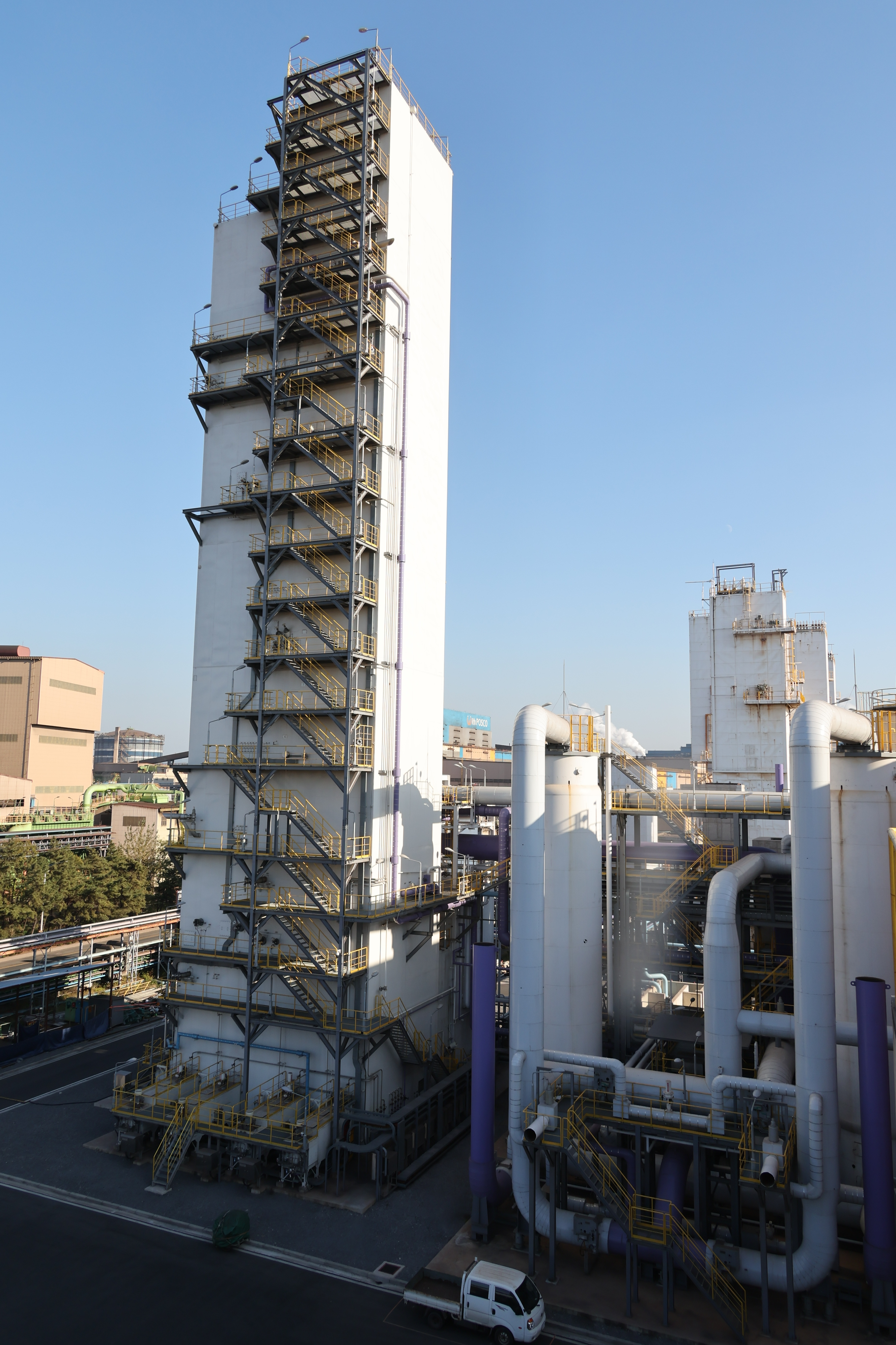 2023년 초 완공된 포항제철소 산소공장 전경.(사진=포스코)