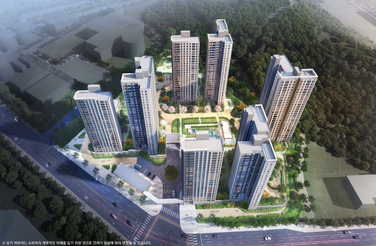 영통자이 센트럴파크 조감도.(사진=GS건설)