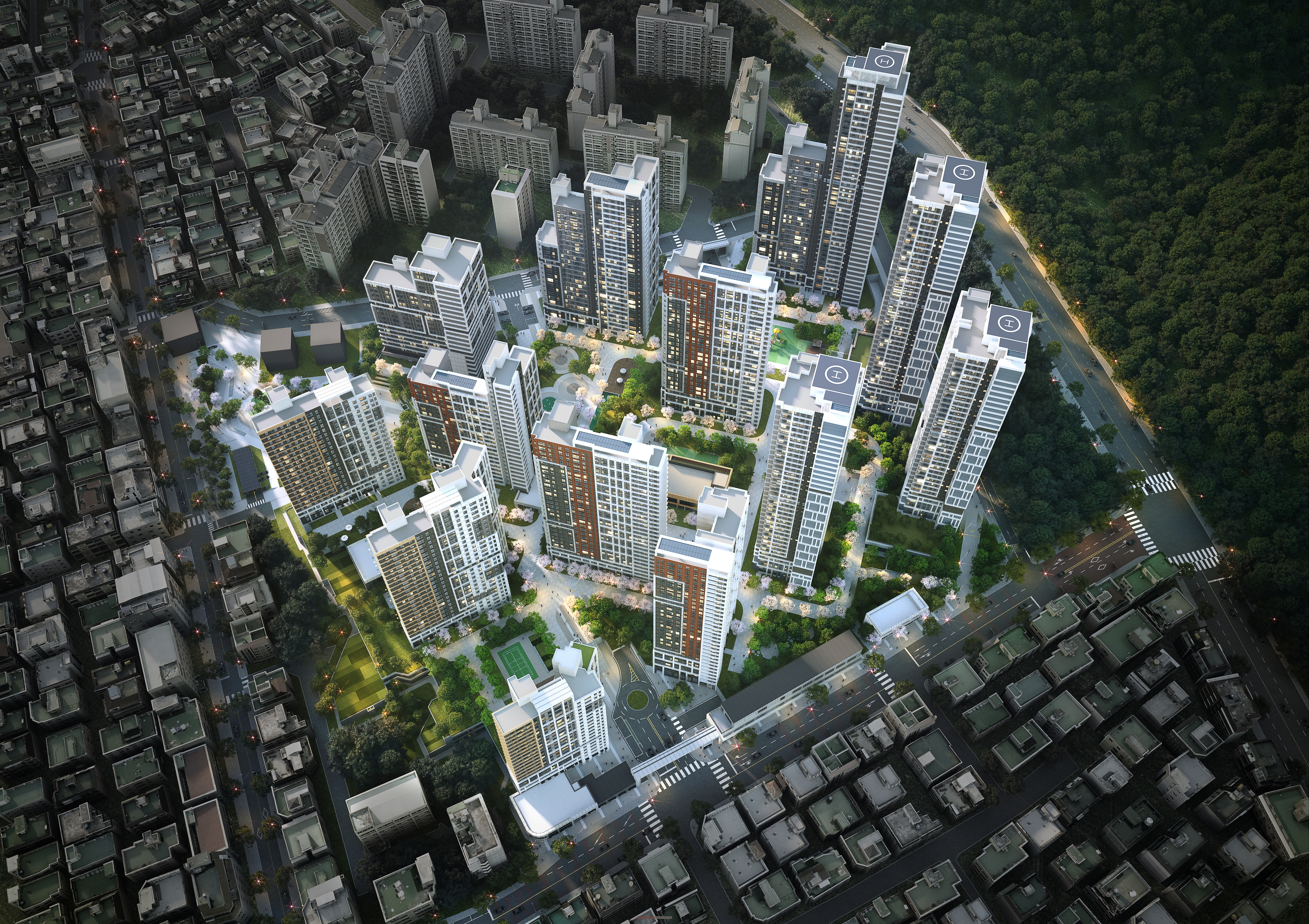 부천원미 복합사업 조감도