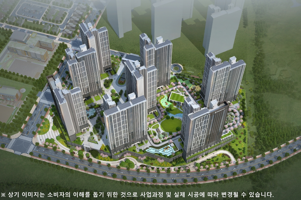 더샵 탕정인피니티시티 조감도.(사진=포스코이앤씨)