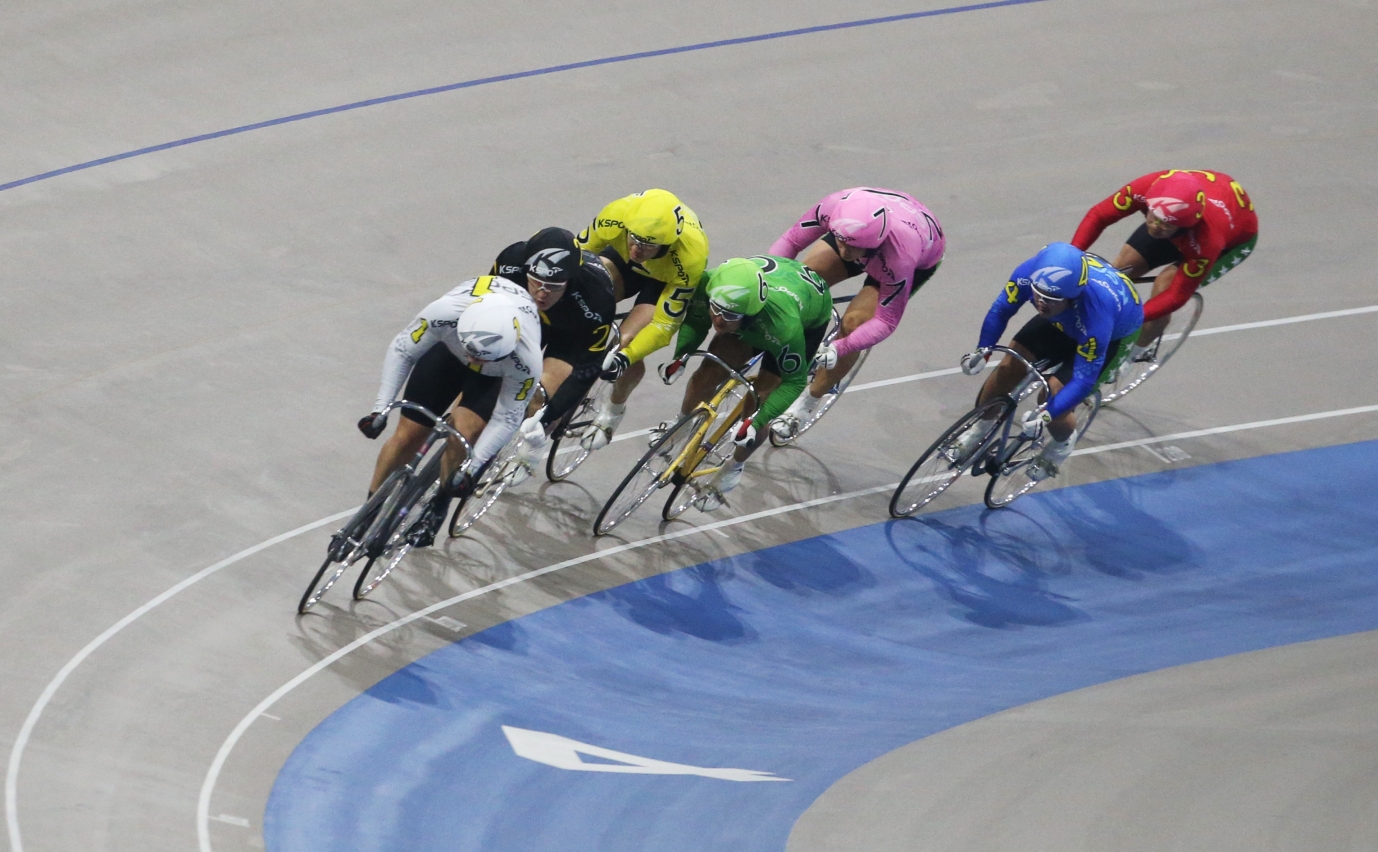 광명스피돔에서 출전 선수들이 경주를 펼치고 있다. (사진=국민체육진흥공단)