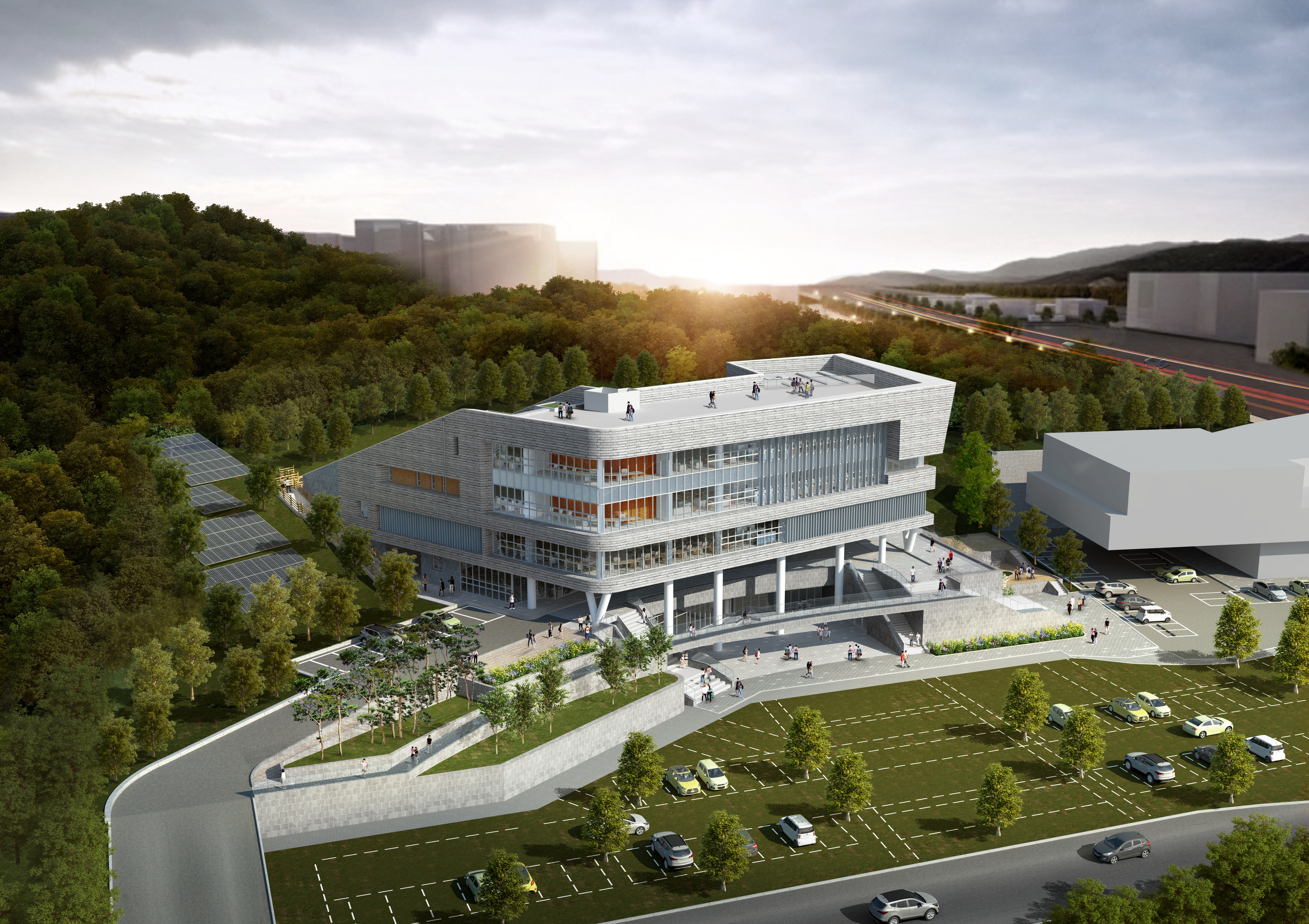 가평군 평생학습관 조감도