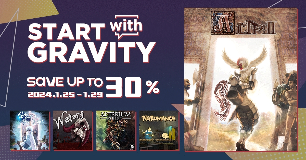 그라비티, 2024 타이베이 게임쇼 참가 기념 타이틀 5종 ‘스팀 할인 프로모션’ 진행