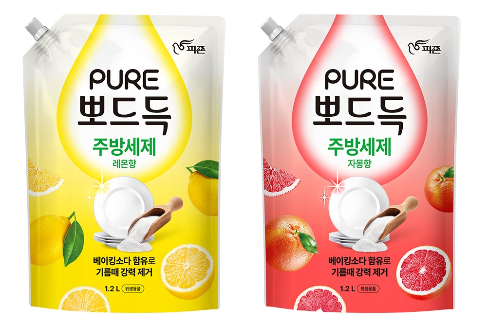 피죤, ‘퓨어 뽀드득 주방세제’ 2종 출시