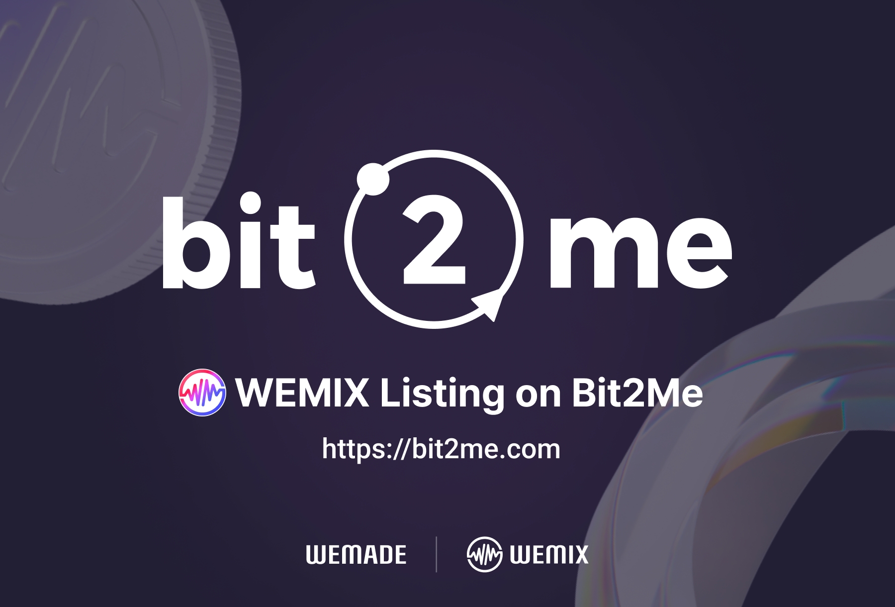 위믹스, 스페인 가상자산 거래소 ‘비트투미(Bit2Me)’ 상장