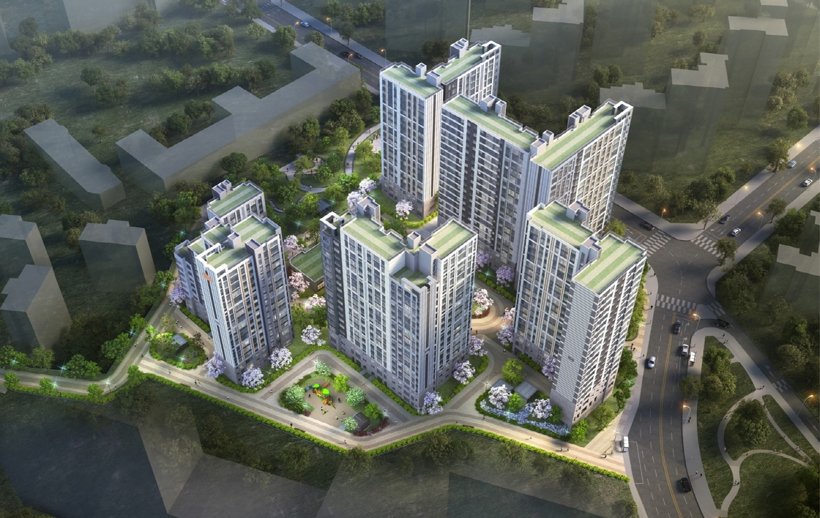 e편한세상 평촌 어반밸리 조감도.(사진=DL건설)