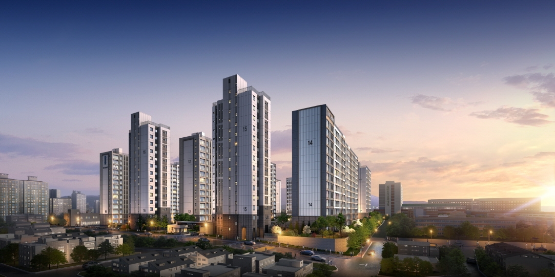 더샵 둔촌포레 투시도.(사진=포스코이앤씨)