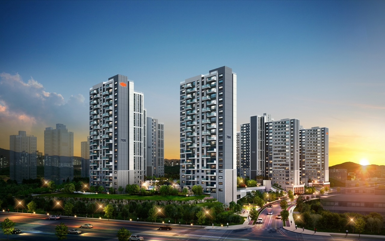 e편한세상 검단 에코비스타 투시도.(사진=DL건설)