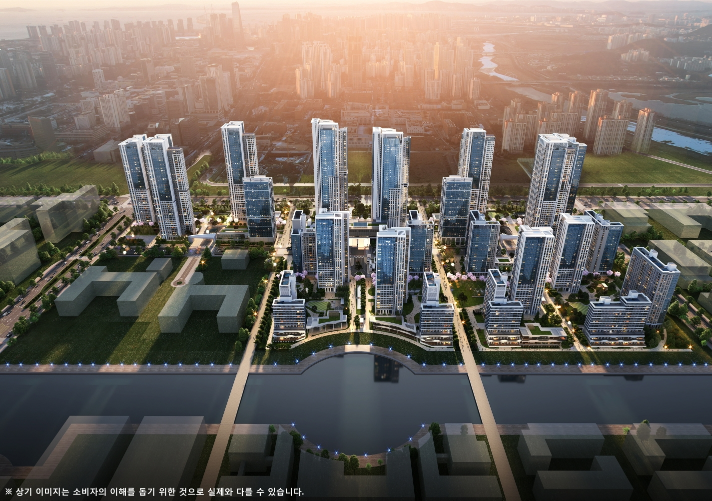 송도자이풍경채 그라노블 조감도.(사진=GS건설)