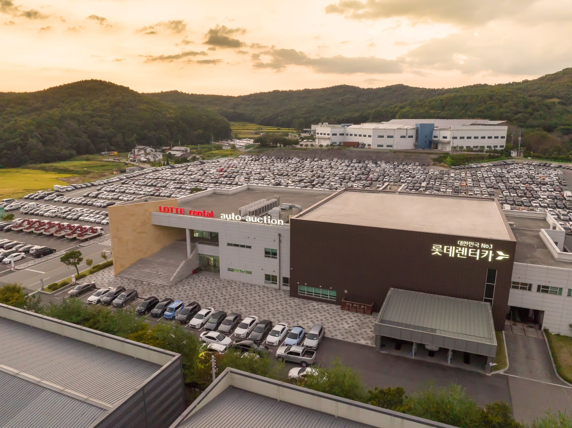 롯데오토옥션 전경.(사진=롯데렌탈)