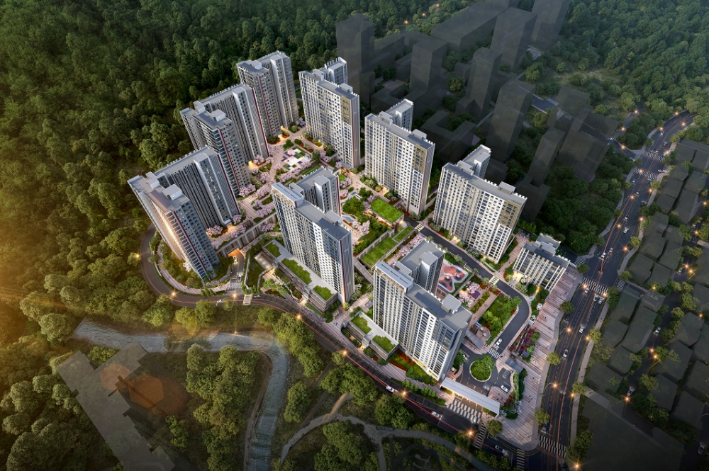 사송 롯데캐슬 조감도.(사진=롯데건설)