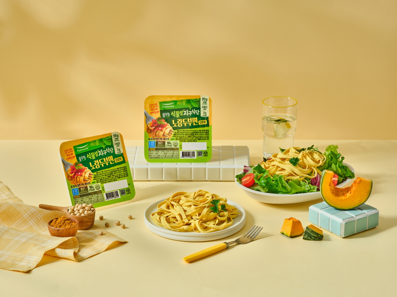 풀무원, ‘식물성 지구식단 노랑두부면’ 선보여