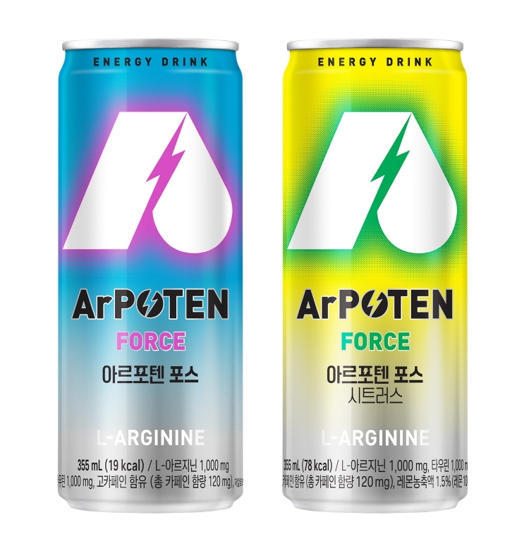 대상웰라이프, 에너지 드링크 ‘아르포텐 포스’ 2종 선보여