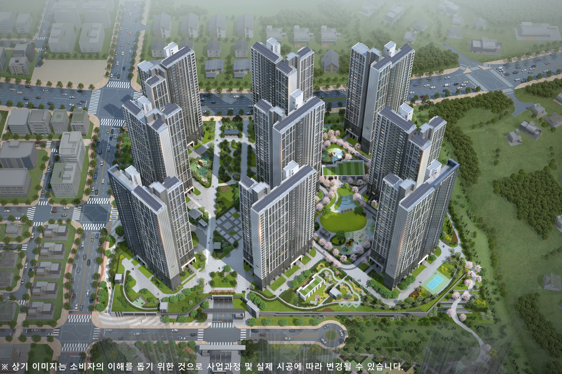 더샵 탕정인피니티시티 조감도.(사진=포스코이앤씨)