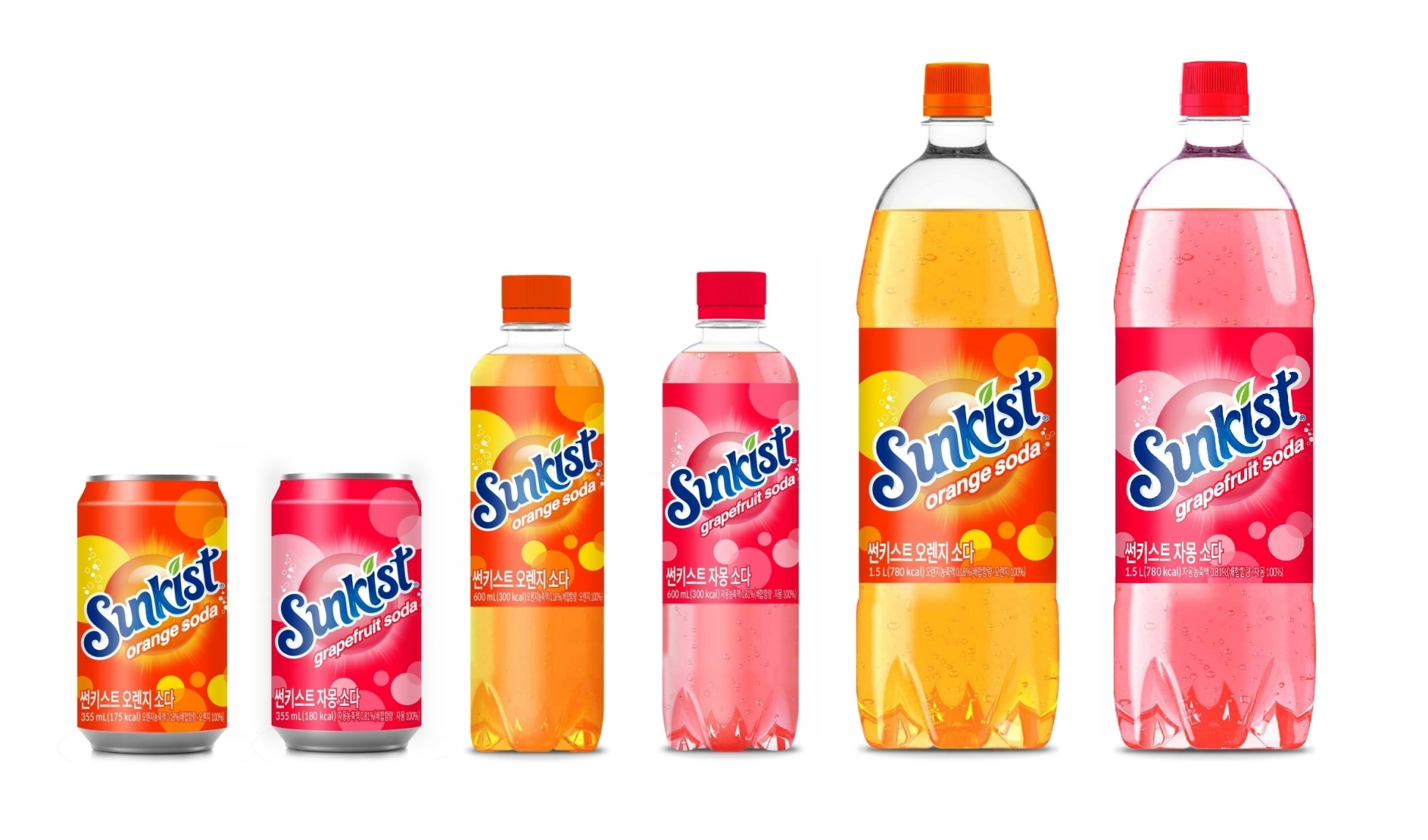 광동제약, ‘썬키스트 오렌지·자몽 소다’ 선보여