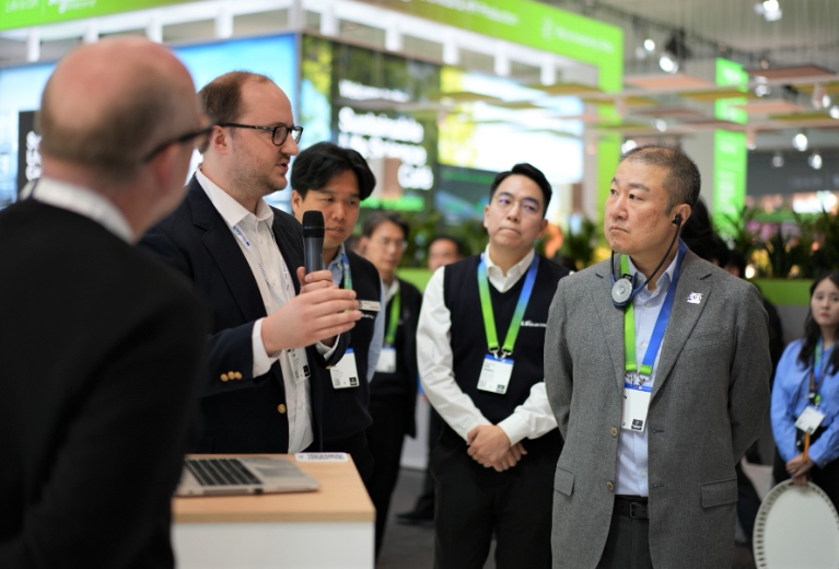 구자은 LS 회장, 독일 ‘하노버 메세 2024’ 참관