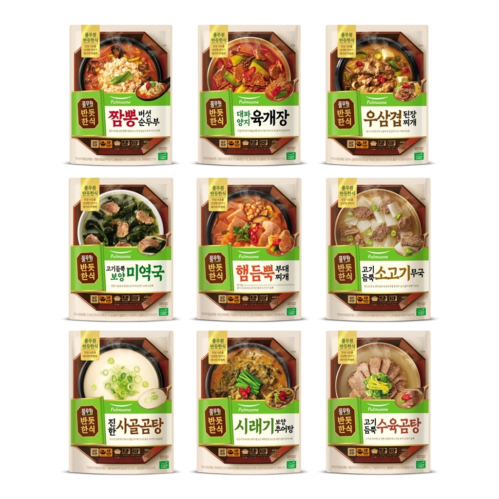 풀무원 ‘반듯한식’ 실온 국탕류 제품 선보여